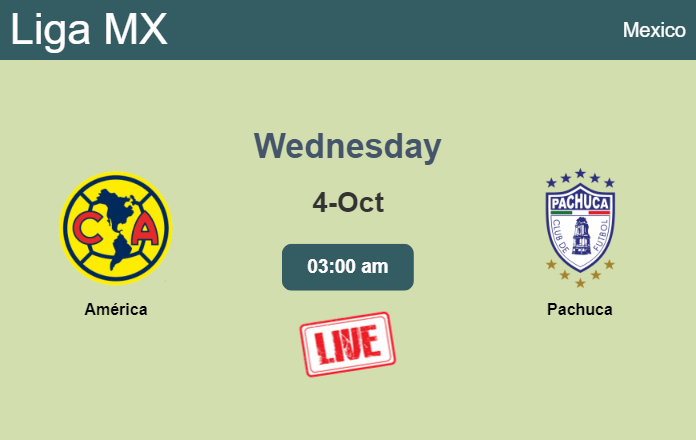 How to watch América vs. Pachuca on live stream and at what time