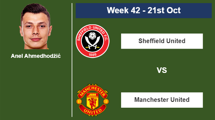 FANTASY PREMIER LEAGUE. Anel Ahmedhodžić statistics before playing against Manchester United on Saturday 21st of October for the 42nd week.