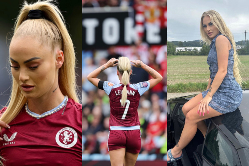 Aston Villa's 'wet look' kit woes persist: Alisha Lehmann's latest ...