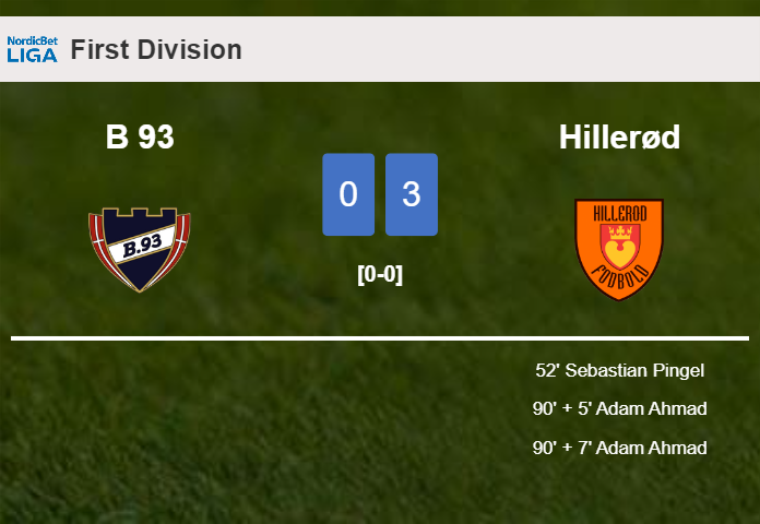 Hillerød defeats B 93 3-0
