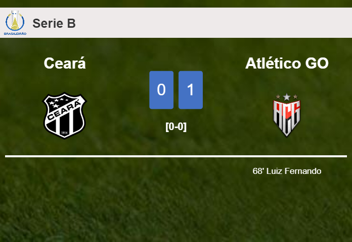 Atlético GO tops Ceará 1-0 with a goal scored by L. Fernando