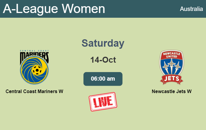 How to watch Central Coast Mariners W vs. Newcastle Jets W on live stream and at what time