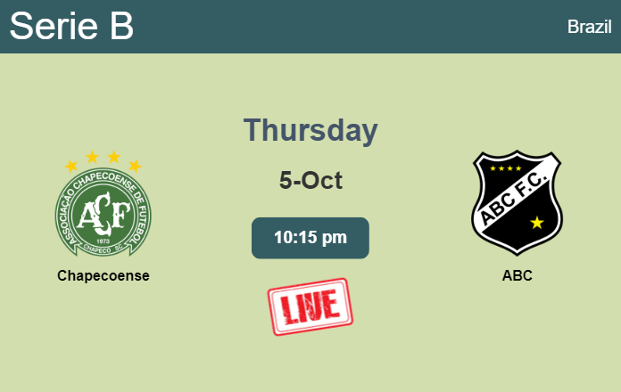 How to watch Chapecoense vs. ABC on live stream and at what time