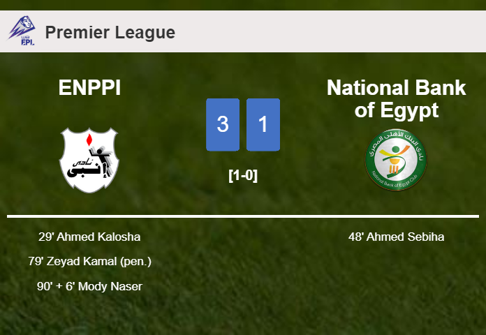 ENPPI beats National Bank of Egypt 3-1
