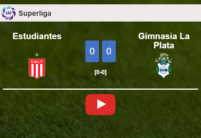 Estudiantes draws 0-0 with Gimnasia La Plata on Sunday. HIGHLIGHTS