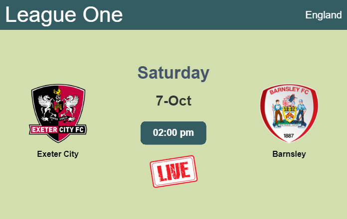 How to watch Exeter City vs. Barnsley on live stream and at what time
