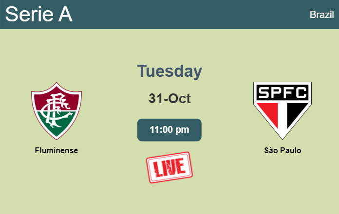 How to watch Fluminense vs. São Paulo on live stream and at what time