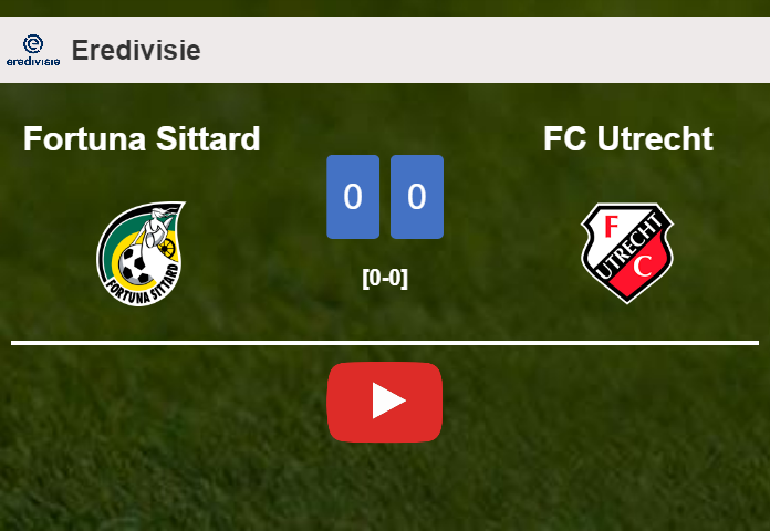 Fortuna Sittard draws 0-0 with FC Utrecht with Alen Halilovic missing a penalt. HIGHLIGHTS