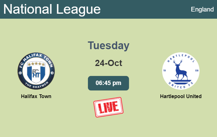 How to watch Halifax Town vs. Hartlepool United on live stream and at what time