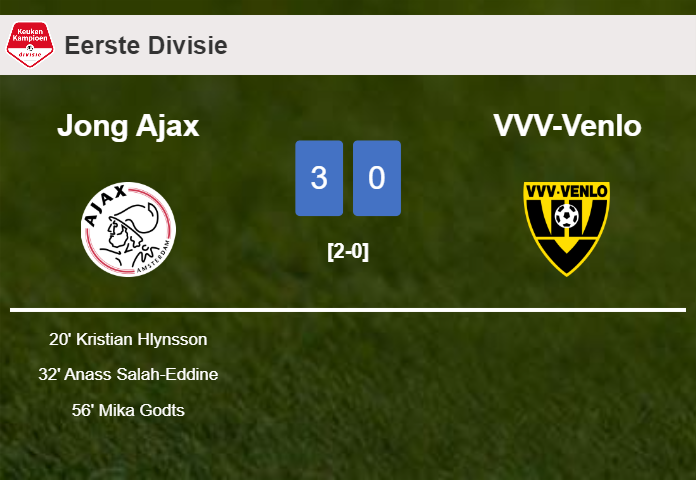 Jong Ajax beats VVV-Venlo 3-0