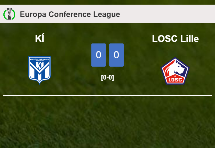 KÍ draws 0-0 with LOSC Lille on Thursday