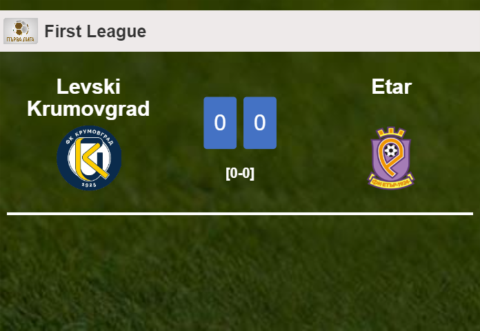 Levski Krumovgrad draws 0-0 with Etar on Friday