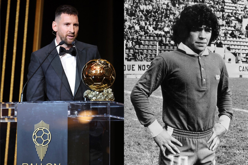 Lionel Messi Pays Tribute To Diego Maradona At Ballon D’or Ceremony