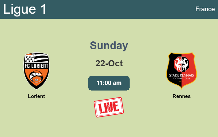 How to watch Lorient vs. Rennes on live stream and at what time