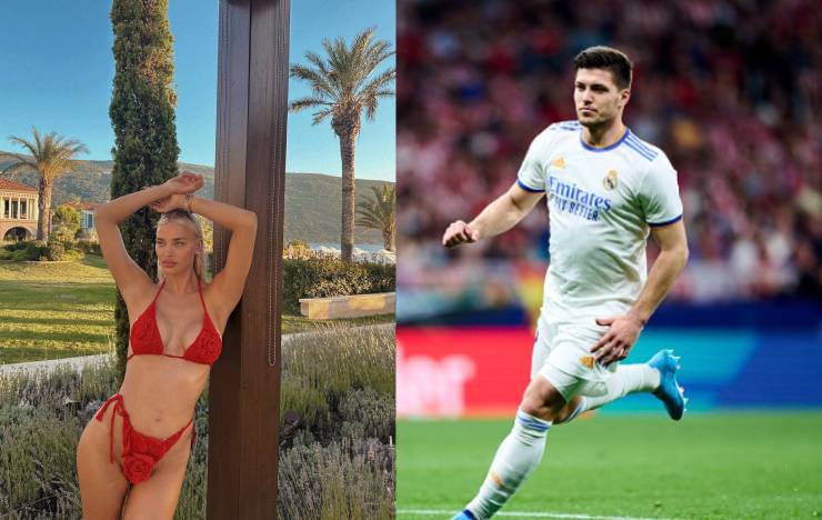 Luka Jovic Wag Posts A New Video Slaying Her New Dress