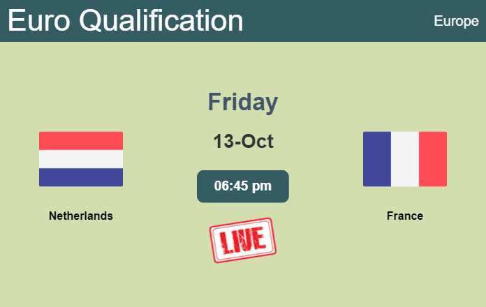 How to watch Netherlands vs. France on live stream and at what time