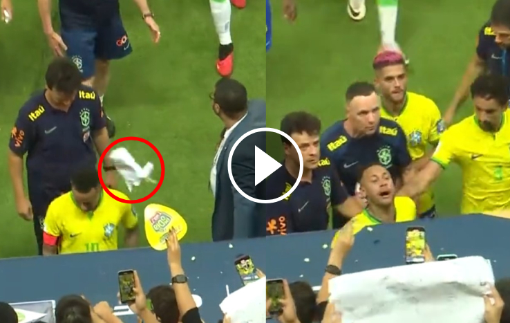 Neymar Was Booed By Fans By Throwing Popcorns At Him