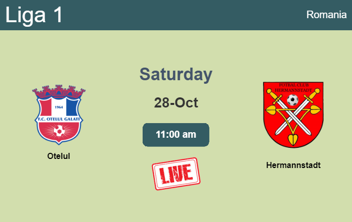 How to watch Otelul vs. Hermannstadt on live stream and at what time