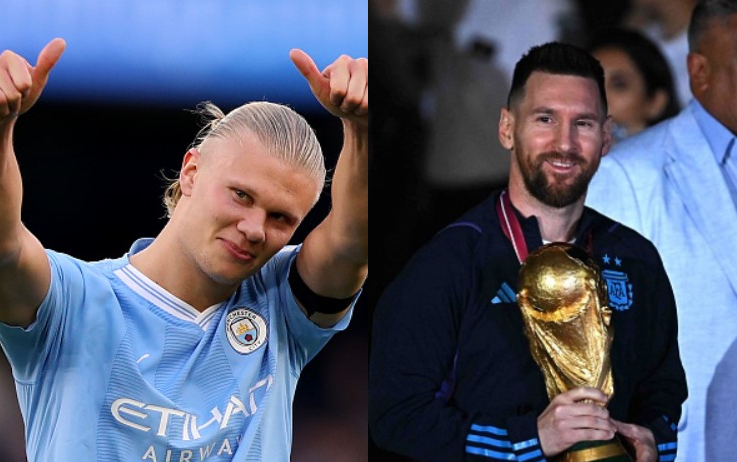 Pep Guardiola Says Erling Haaland Should Win Ballon D'or Over Messi