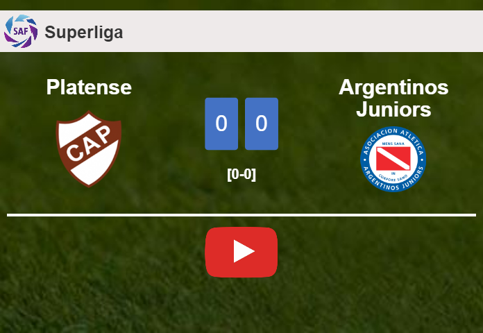 Platense draws 0-0 with Argentinos Juniors on Monday. HIGHLIGHTS
