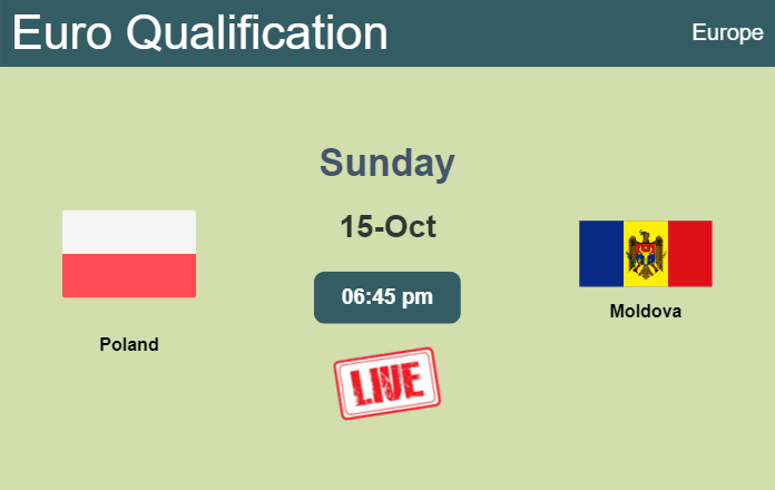 How to watch Poland vs. Moldova on live stream and at what time