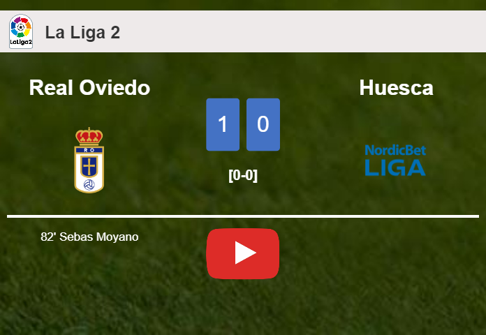 Real Oviedo beats Huesca 1-0 with a goal scored by S. Moyano. HIGHLIGHTS