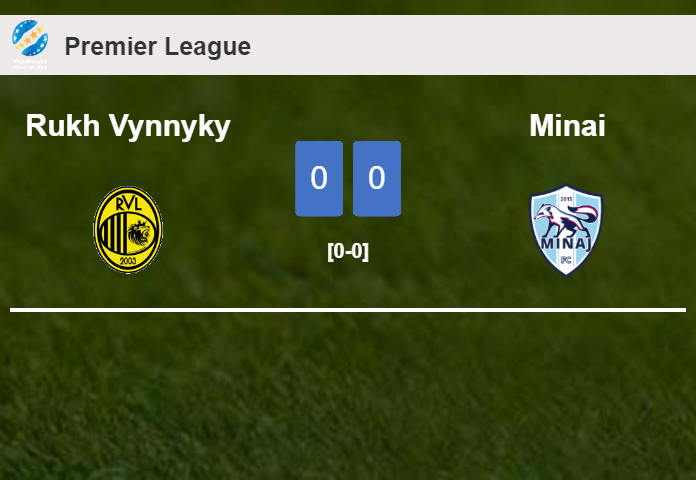 Minai stops Rukh Vynnyky with a 0-0 draw