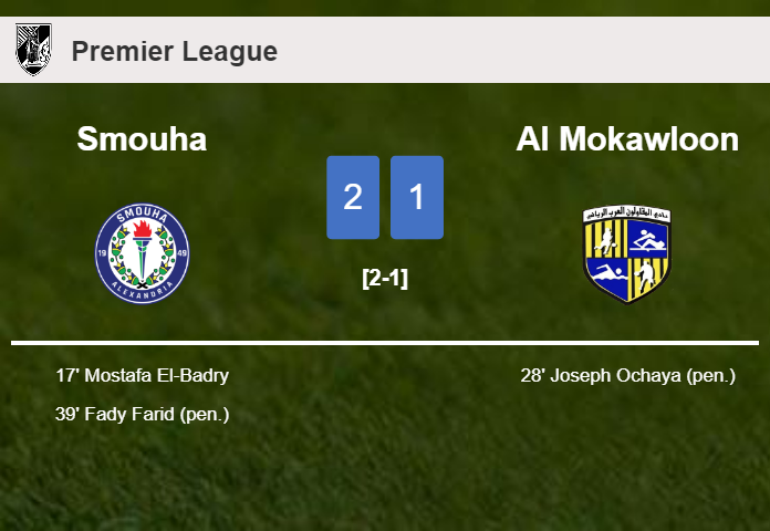 Smouha prevails over Al Mokawloon 2-1
