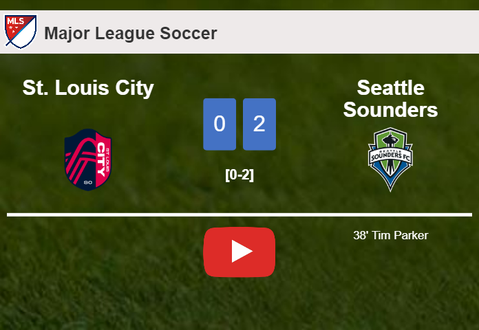 Seattle Sounders tops St. Louis City 2-0 on Sunday. HIGHLIGHTS
