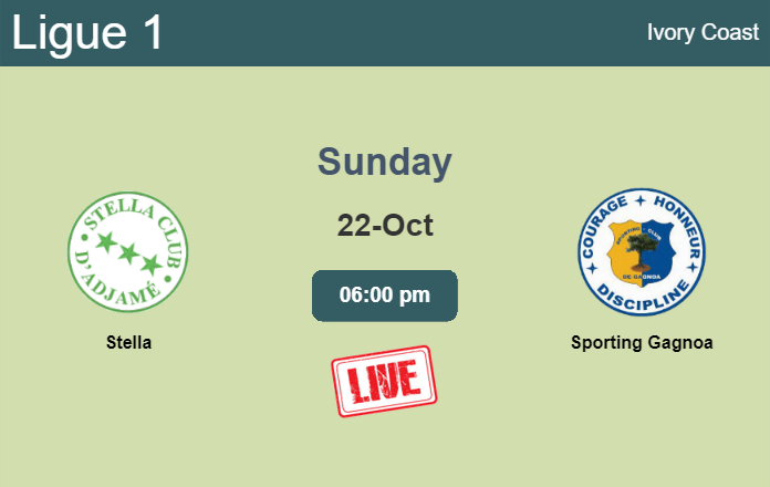 How to watch Stella vs. Sporting Gagnoa on live stream and at what time