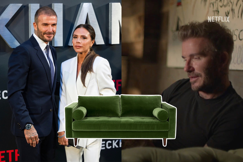 The Timeless Elegance Of The Green Couch: A Lesson From The Beckhams