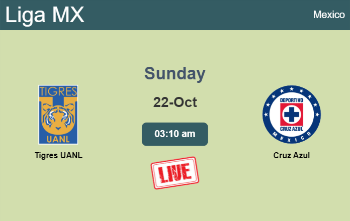 How to watch Tigres UANL vs. Cruz Azul on live stream and at what time