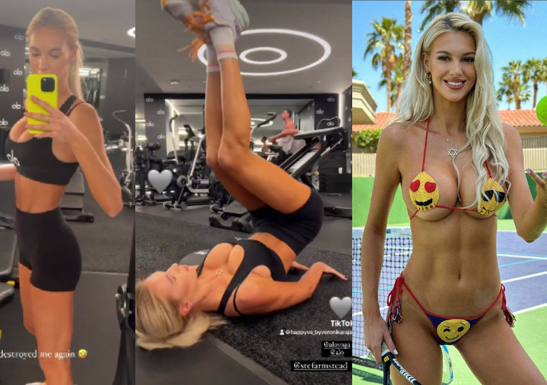 Veronika Rajek Inspires Fans With Her Intense Gym Workout