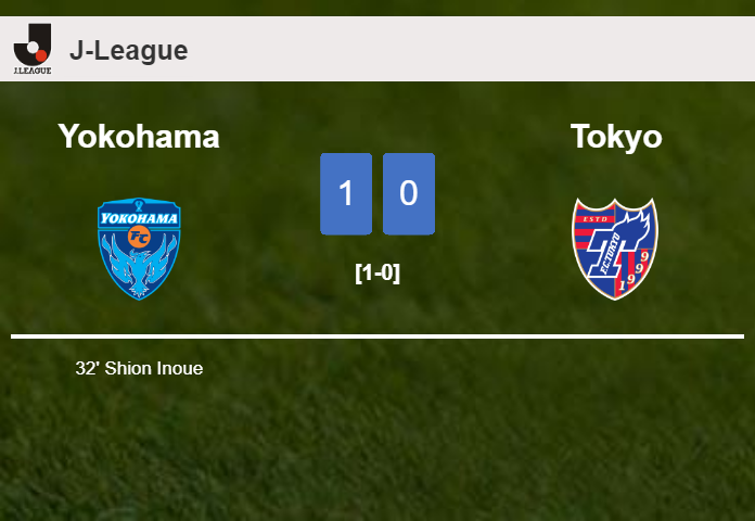 Yokohama overcomes Tokyo 1-0 with a goal scored by S. Inoue