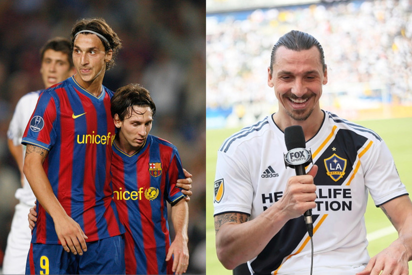 Zlatan Ibrahimovic Cheers Lionel Messi At Inter Miami In Mls