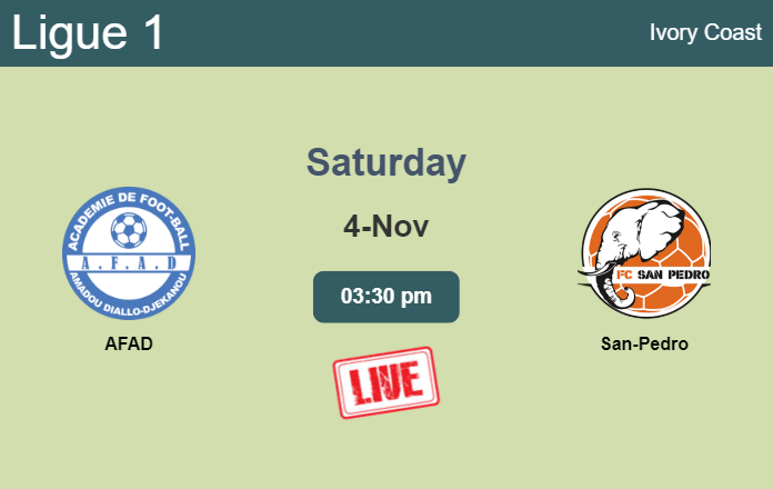 How to watch AFAD vs. San-Pedro on live stream and at what time