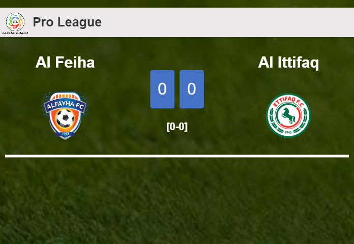 Al Feiha draws 0-0 with Al Ittifaq on Saturday
