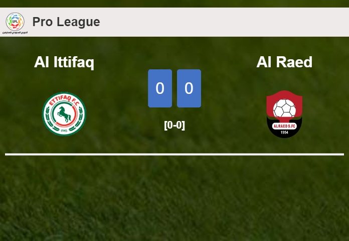Al Raed stops Al Ittifaq with a 0-0 draw