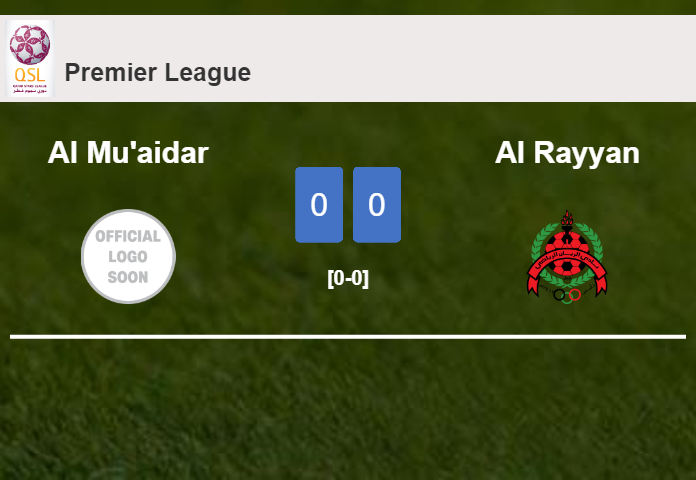Al Mu'aidar draws 0-0 with Al Rayyan on Sunday