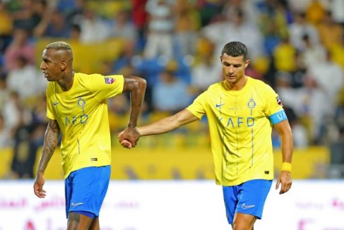 Al Nassr Attacking Duo Anderson Talisca And Cristiano Ronaldo