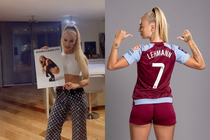 Alisha Lehmann Excites Fans With The Launch Of Her 2024 Calendar On Instagram