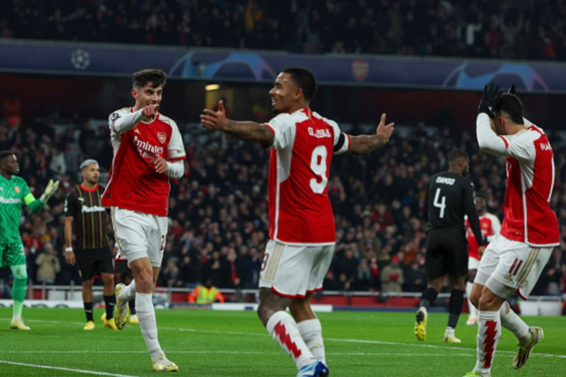 Arsenal's Dominant Display Secures Champions League Progress