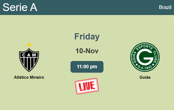 How to watch Atlético Mineiro vs. Goiás on live stream and at what time