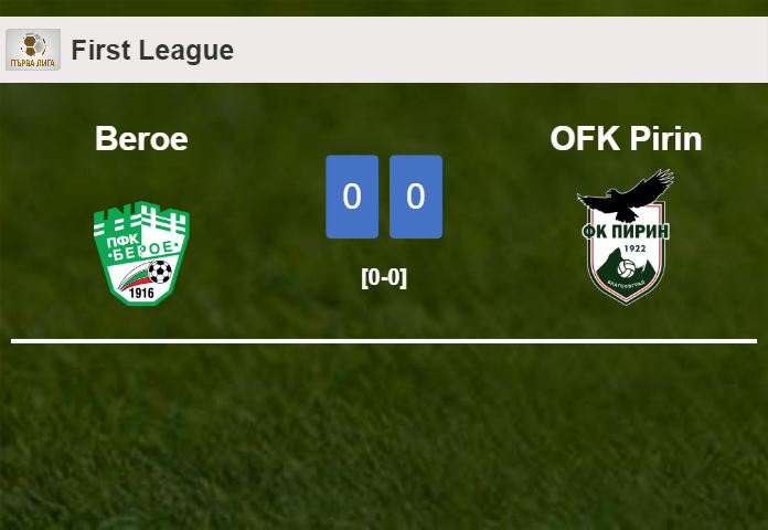 Beroe draws 0-0 with OFK Pirin on Friday