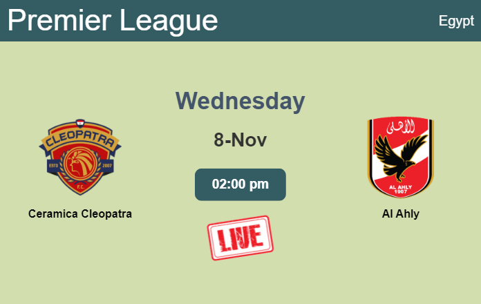 How to watch Ceramica Cleopatra vs. Al Ahly on live stream and at what time
