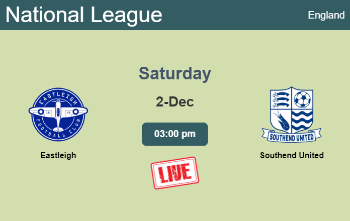 How to watch Eastleigh vs. Southend United on live stream and at what time