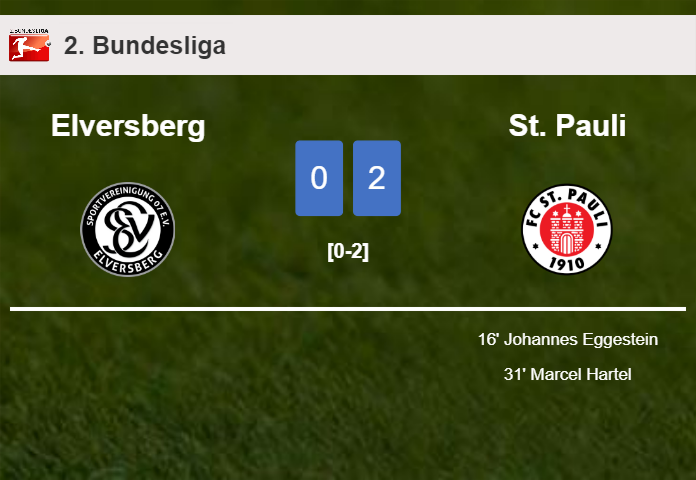 St. Pauli beats Elversberg 2-0 on Friday