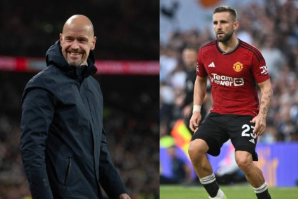 Erik Ten Hag Delighted By Luke Shaw's Early Return From Injury