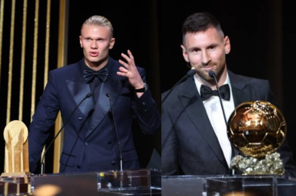 Fans Say Lionel Messi Winning Ballon D'or Over Erling Haaland Was Disgraceful