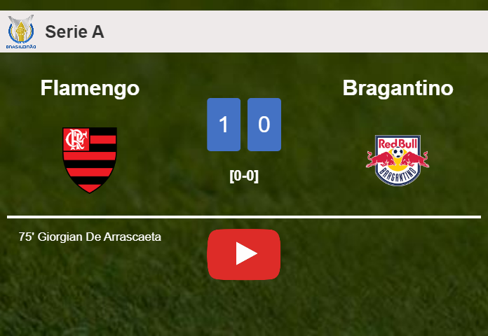 Flamengo prevails over Bragantino 1-0 with a goal scored by G. De. HIGHLIGHTS